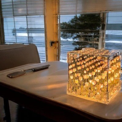 Lampe de table - TulipLamp™ - Jaune