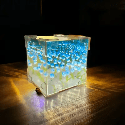 Lampe de table - TulipLamp™ - Bleu