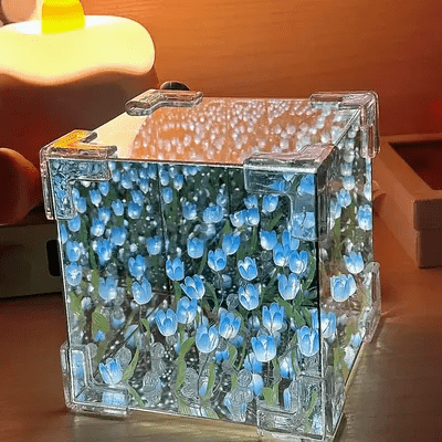 Lampe de table - TulipLamp™ - Bleu