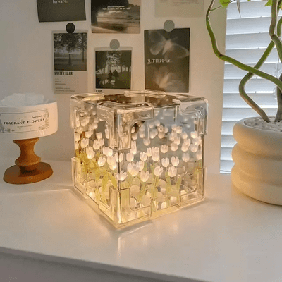 Lampe de table - TulipLamp™ - Rose